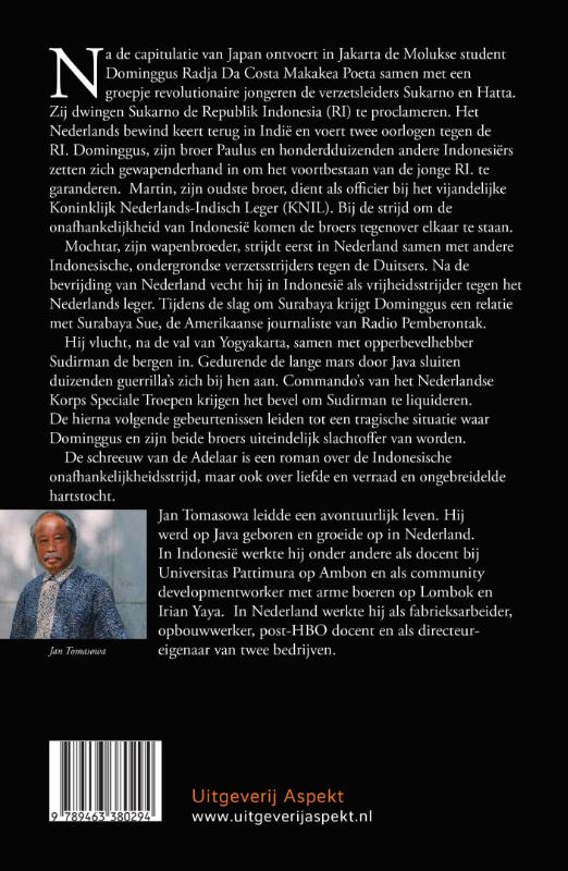 Achterkant van De schreeuw van de adelaar