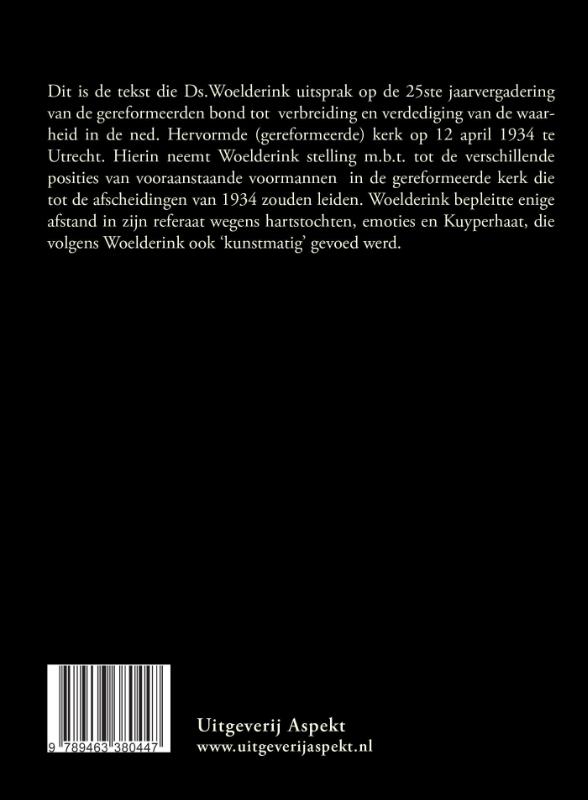 Achterkant van De afscheiding en wij