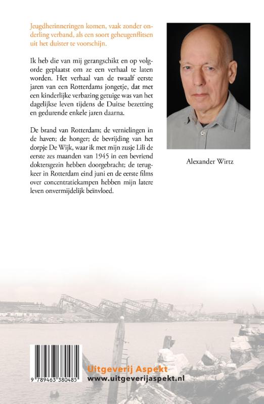 Achterkant van Herinneringen van een Rotterdams jongetje