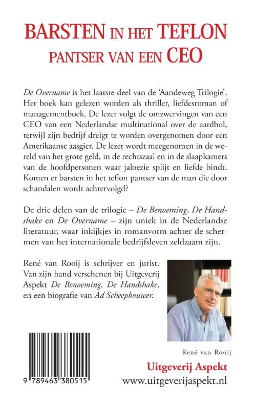 Achterkant van De overname