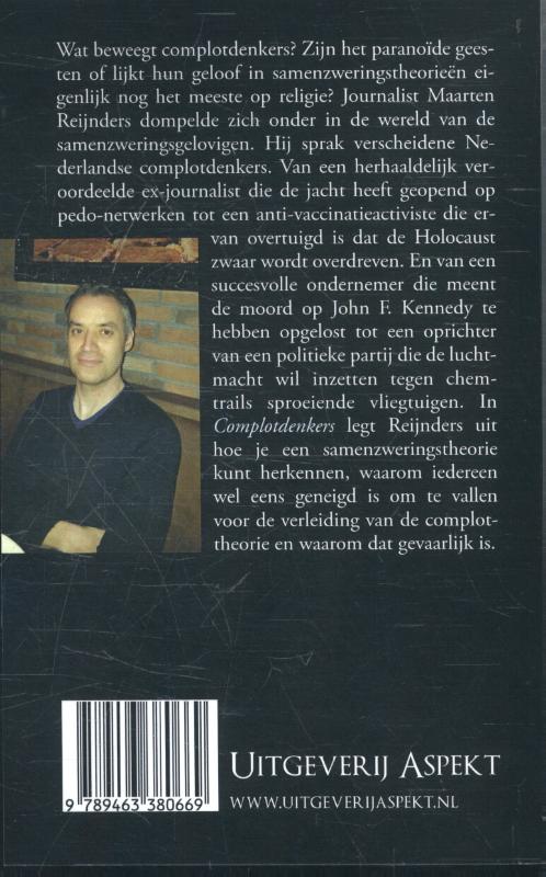 Achterkant van Complotdenkers
