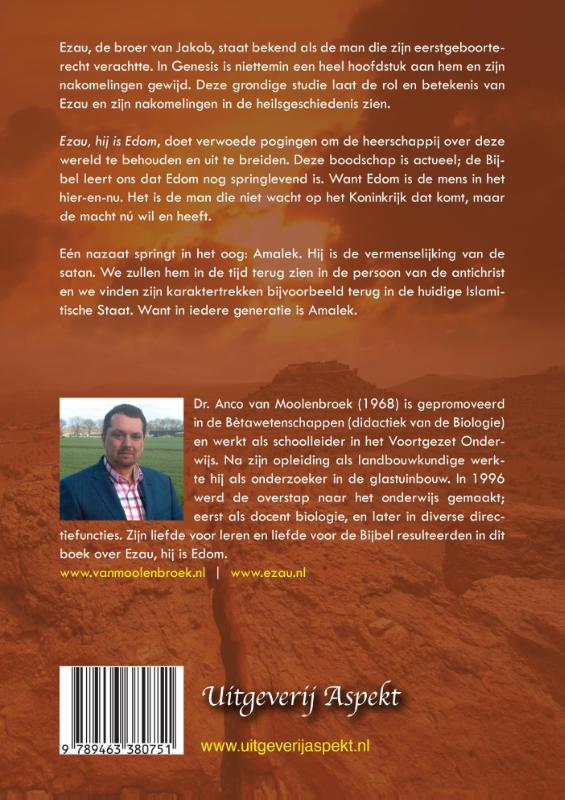 Achterkant van Ezau, hij is Edom