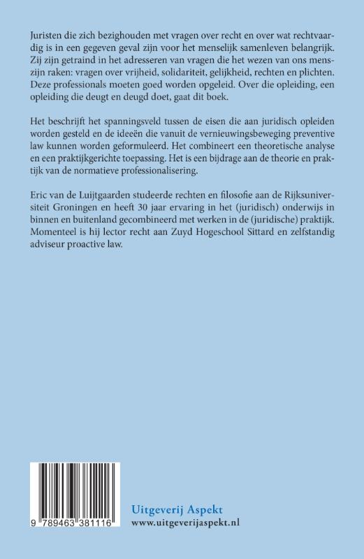 Achterkant van Preventive law