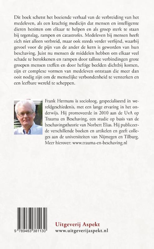 Achterkant van De evolutie van het medeleven