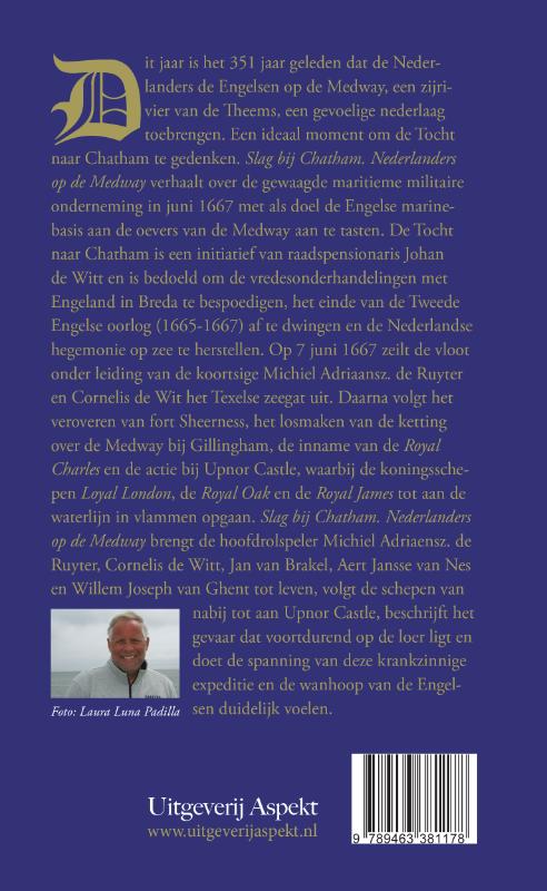 Achterkant van De slag bij Chatham