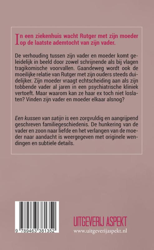 Achterkant van Een kussen van satijn
