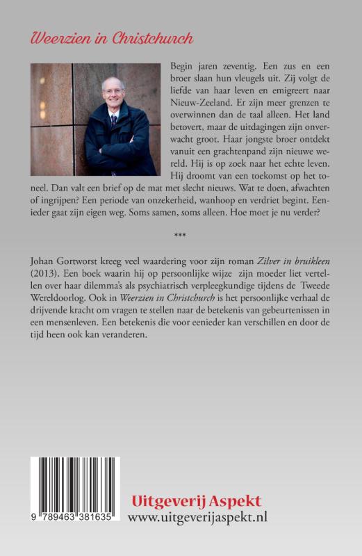 Achterkant van Weerzien in Christchurch