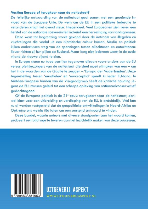 Achterkant van De Europese Spagaat