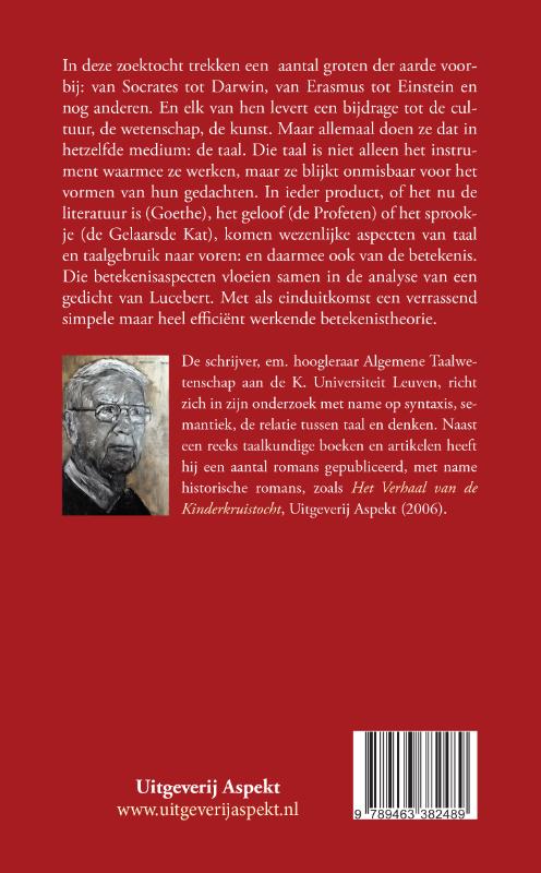 Achterkant van De betekenis van betekenis