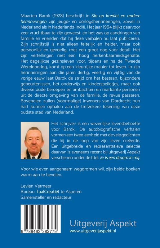 Achterkant van Sla op krediet en andere herinneringen