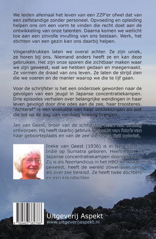 Achterkant van Vingerafdrukken van een ZZP'er