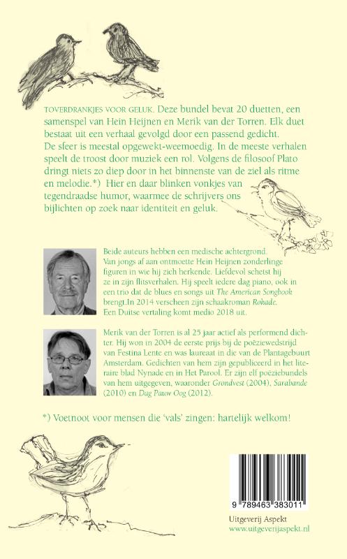 Achterkant van Toverdrankjes voor geluk