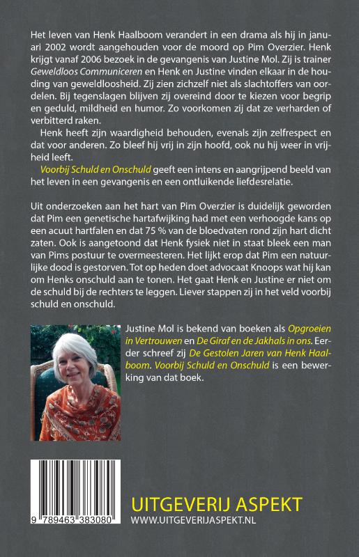Achterkant van Voorbij schuld en onschuld