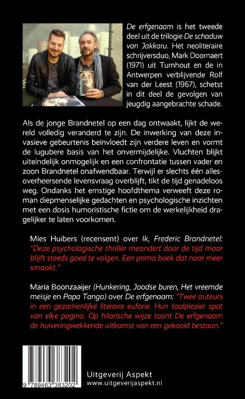 Achterkant van De Erfgenaam