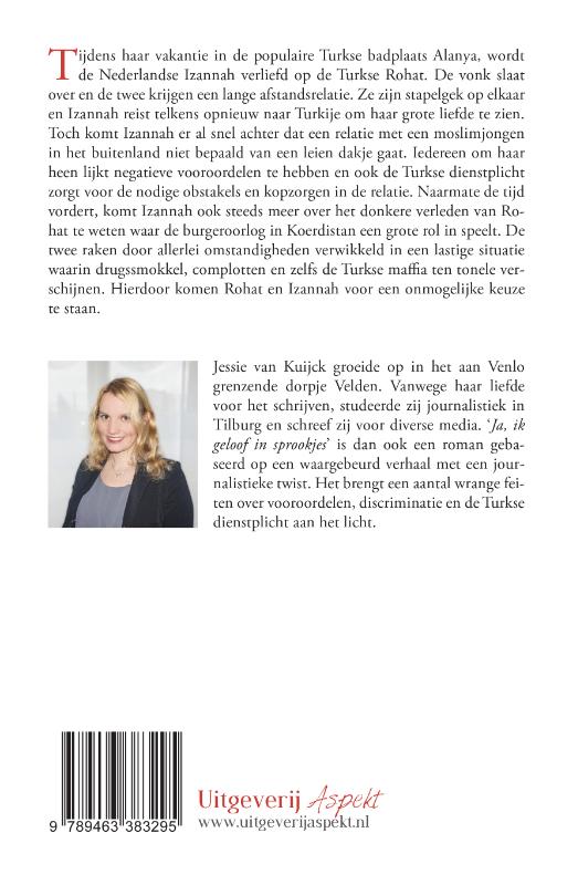 Achterkant van Ja, ik geloof in sprookjes