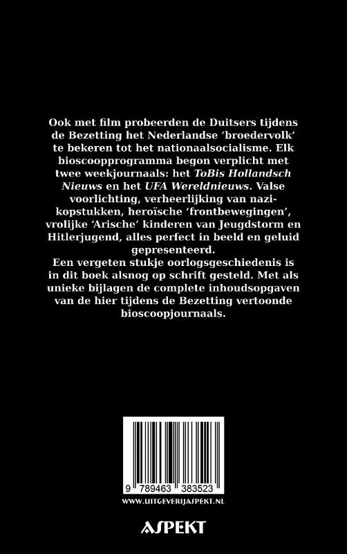 Achterkant van Het Nederlandse bioscoopjournaal 1940-1945