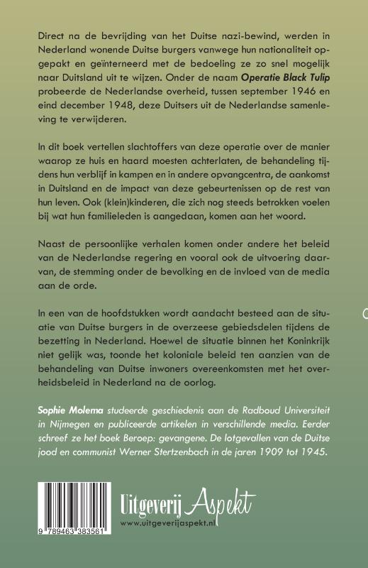 Achterkant van Wie is de vijand