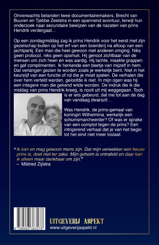 Achterkant van Geheime prinsenkinderen