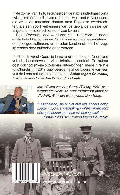 Achterkant van Zij spioneerden tegen Engeland
