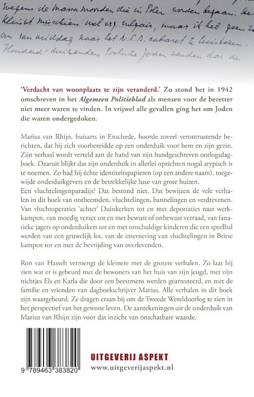 Achterkant van Verdacht van woonplaats te zijn veranderd