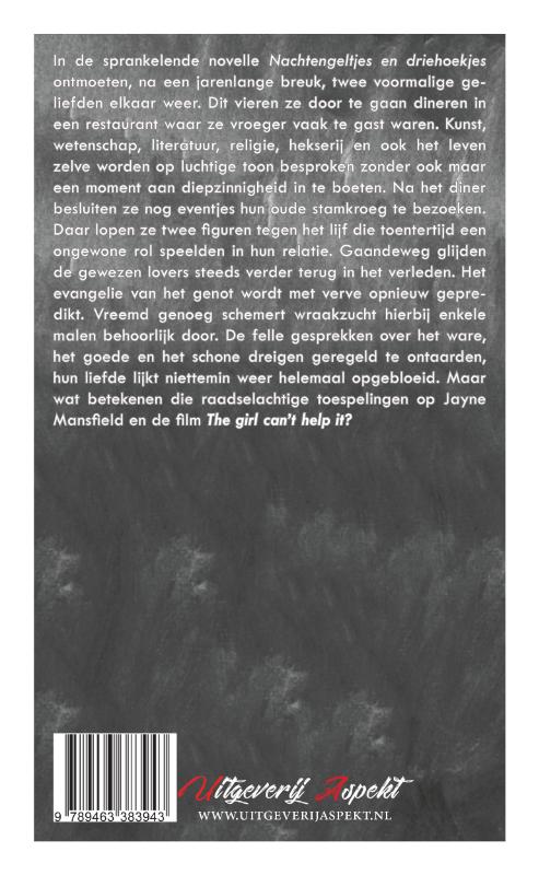 Achterkant van Nachtengeltjes en driehoekjes