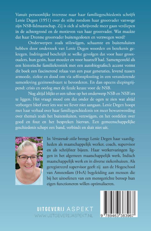 Achterkant van Versteende stilte
