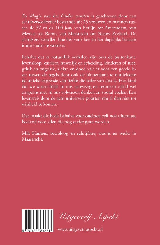 Achterkant van De magie van het ouder worden