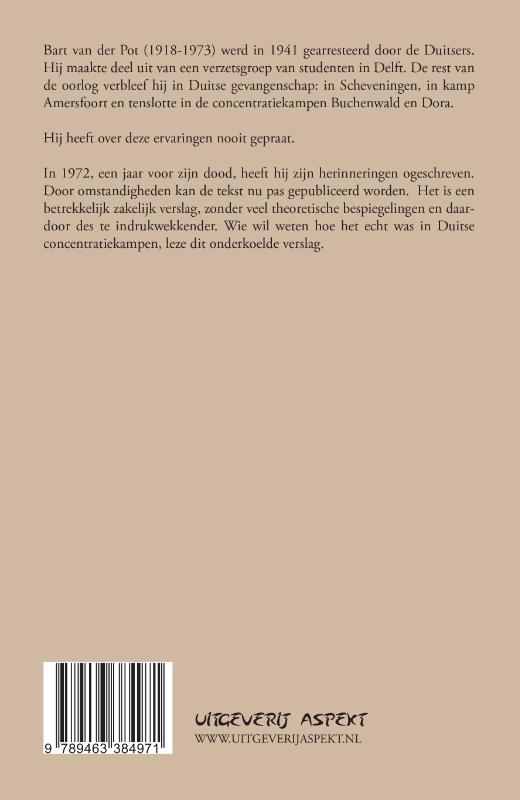 Achterkant van Herinneringen aan Buchenwald