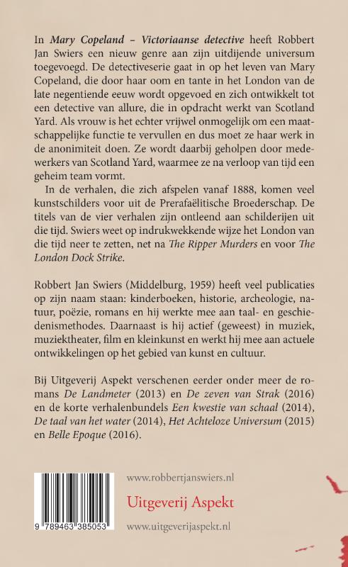 Achterkant van Mary Copeland