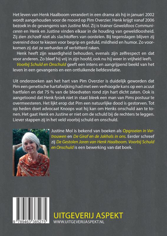 Achterkant van Voorbij schuld en onschuld