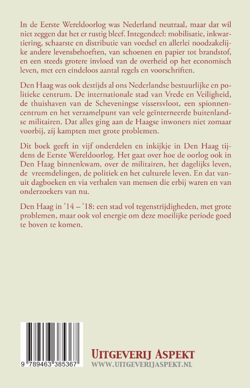 Achterkant van Den Haag en de Eerste Wereldoorlog