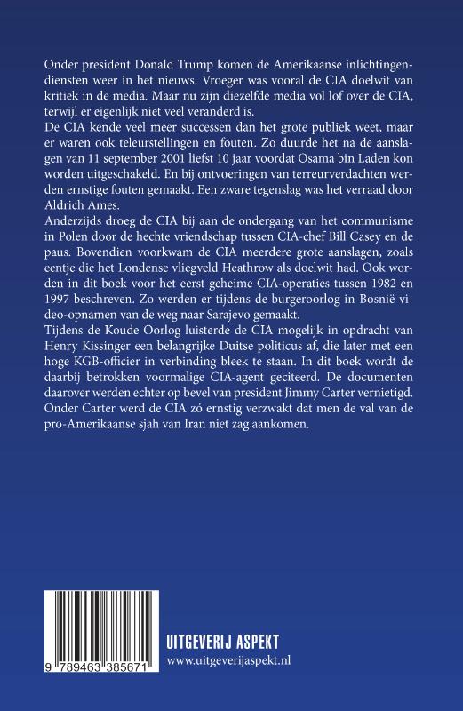 Achterkant van Niet alles wat de CIA doet is verkeerd
