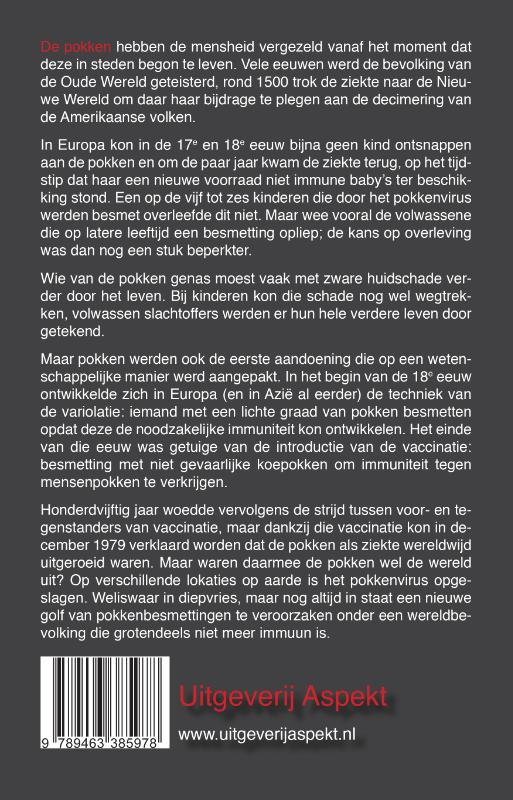 Achterkant van De rode dood
