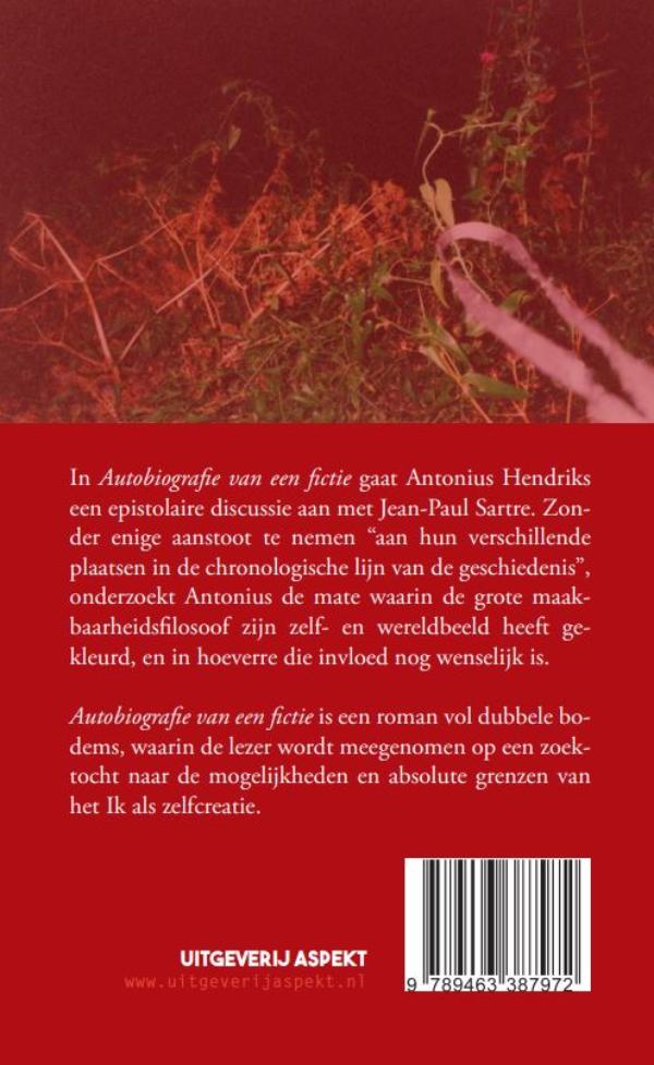 Achterkant van Autobiografie van een Fictie