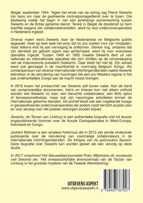 Achterkant van De Tarzan van Limburg