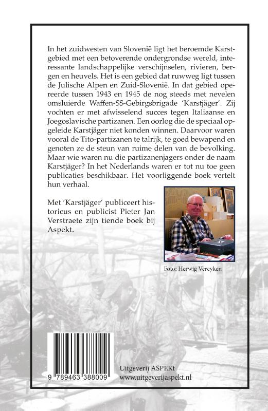 Achterkant van Karstjäger