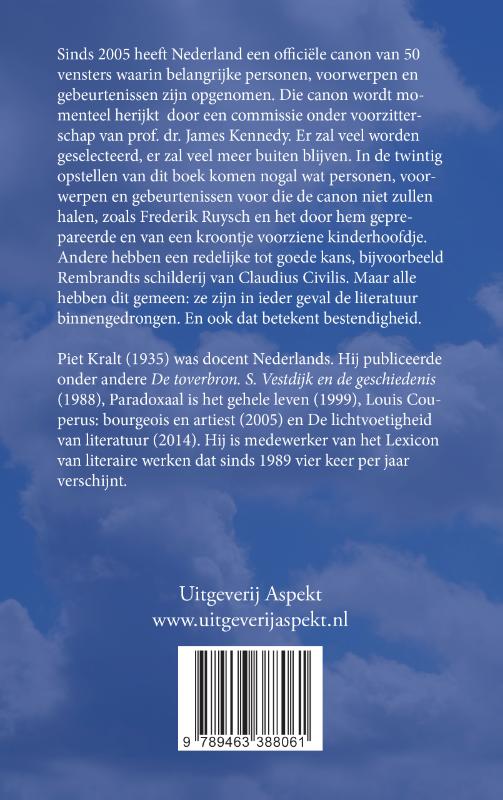 Achterkant van In en naast de canon hc