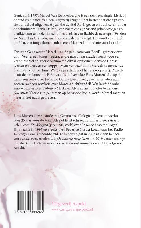 Achterkant van April