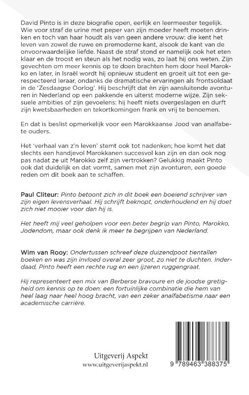 Achterkant van Een Marokkaanse Jood van analfabete ouders