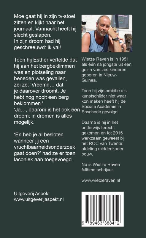 Achterkant van Het lot of noodlot van Onno Rasker
