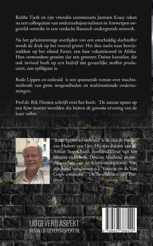 Achterkant van Rode lippen en onkruid