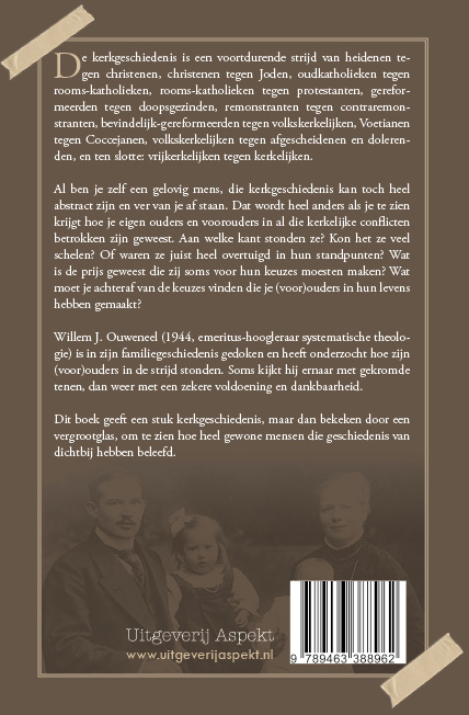 Achterkant van Om het ware geloof