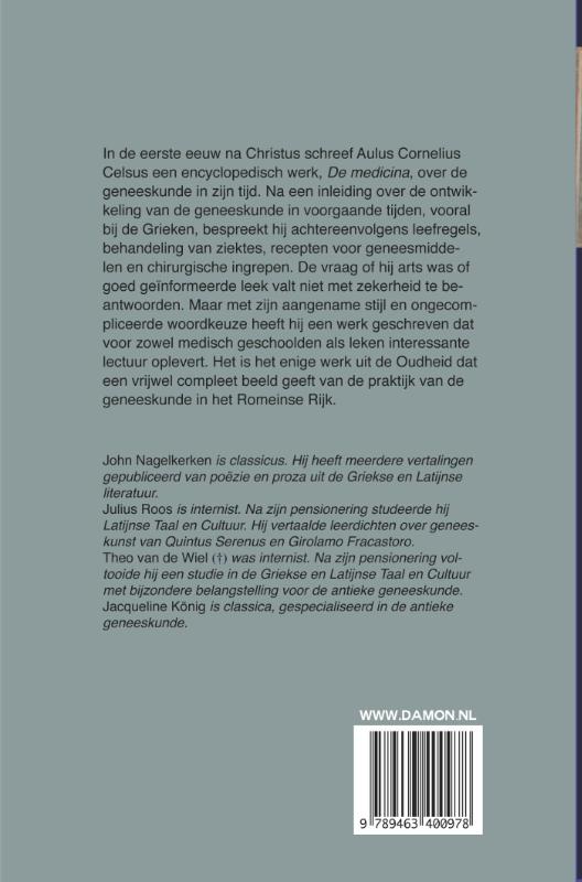 Achterkant van De geneeskunst
