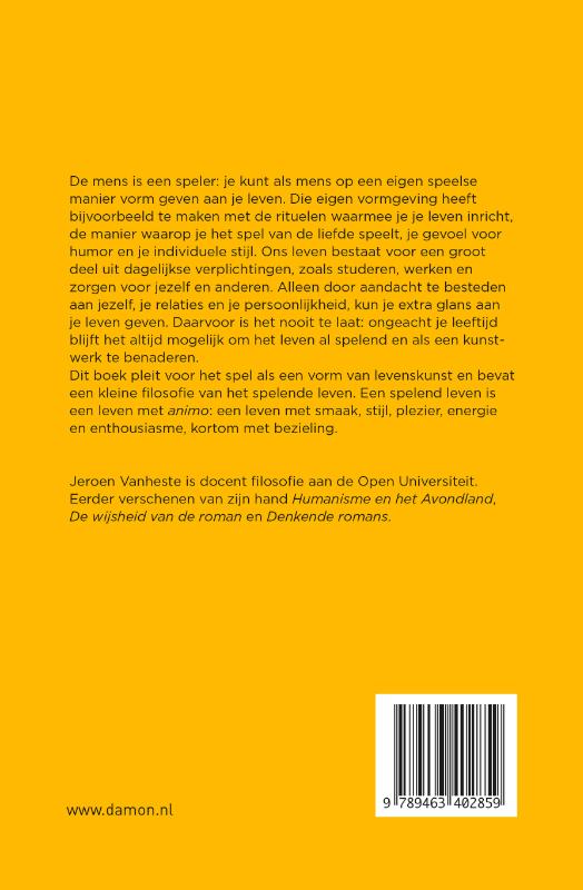 Achterkant van Animo