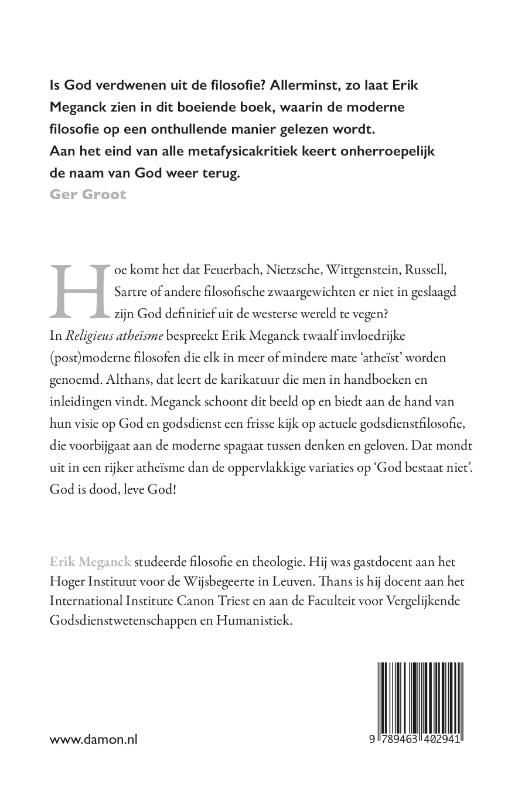 Achterkant van Religieus atheïsme