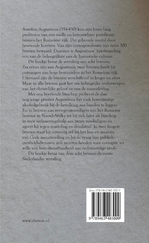 Achterkant van Schrijf me en ik stuur je antwoord
