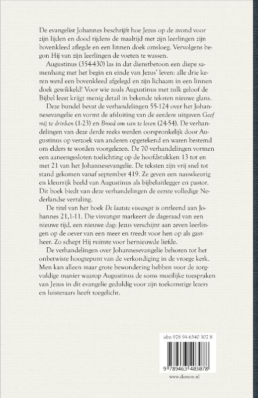 Achterkant van Augustinus, De laatste visvangst