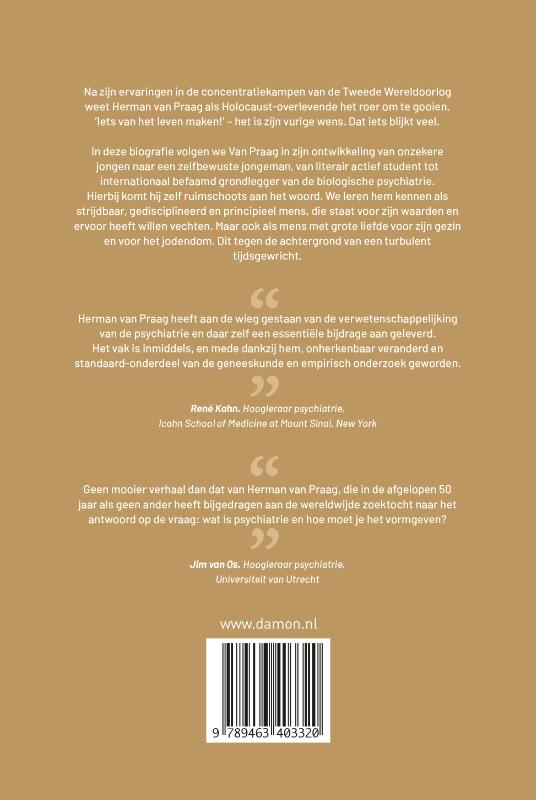 Achterkant van Herman van Praag