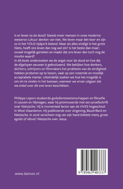 Achterkant van Leve de dood?