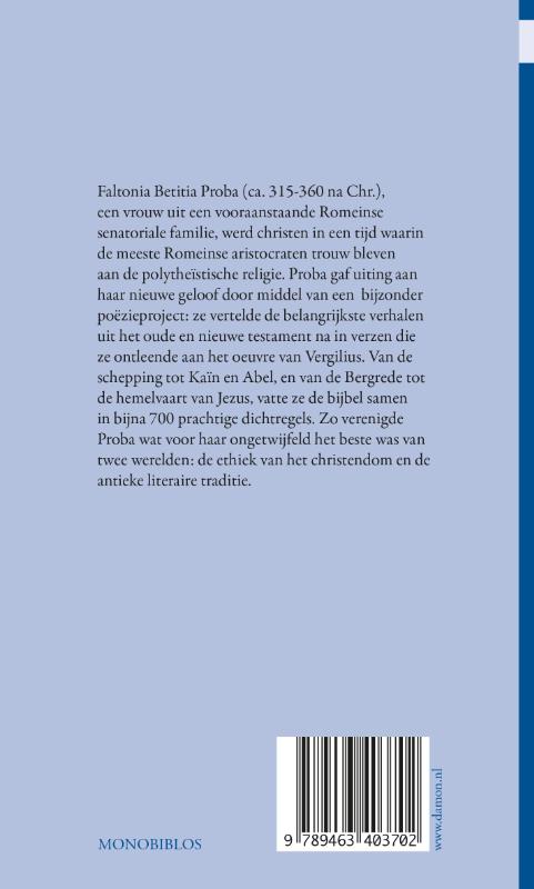 Achterkant van De gouden bron